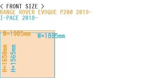 #RANGE ROVER EVOQUE P200 2019- + I-PACE 2018-